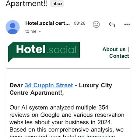 34 Cuppin Street - Luxury City Centre Apartment! Chester Eksteriør bilde