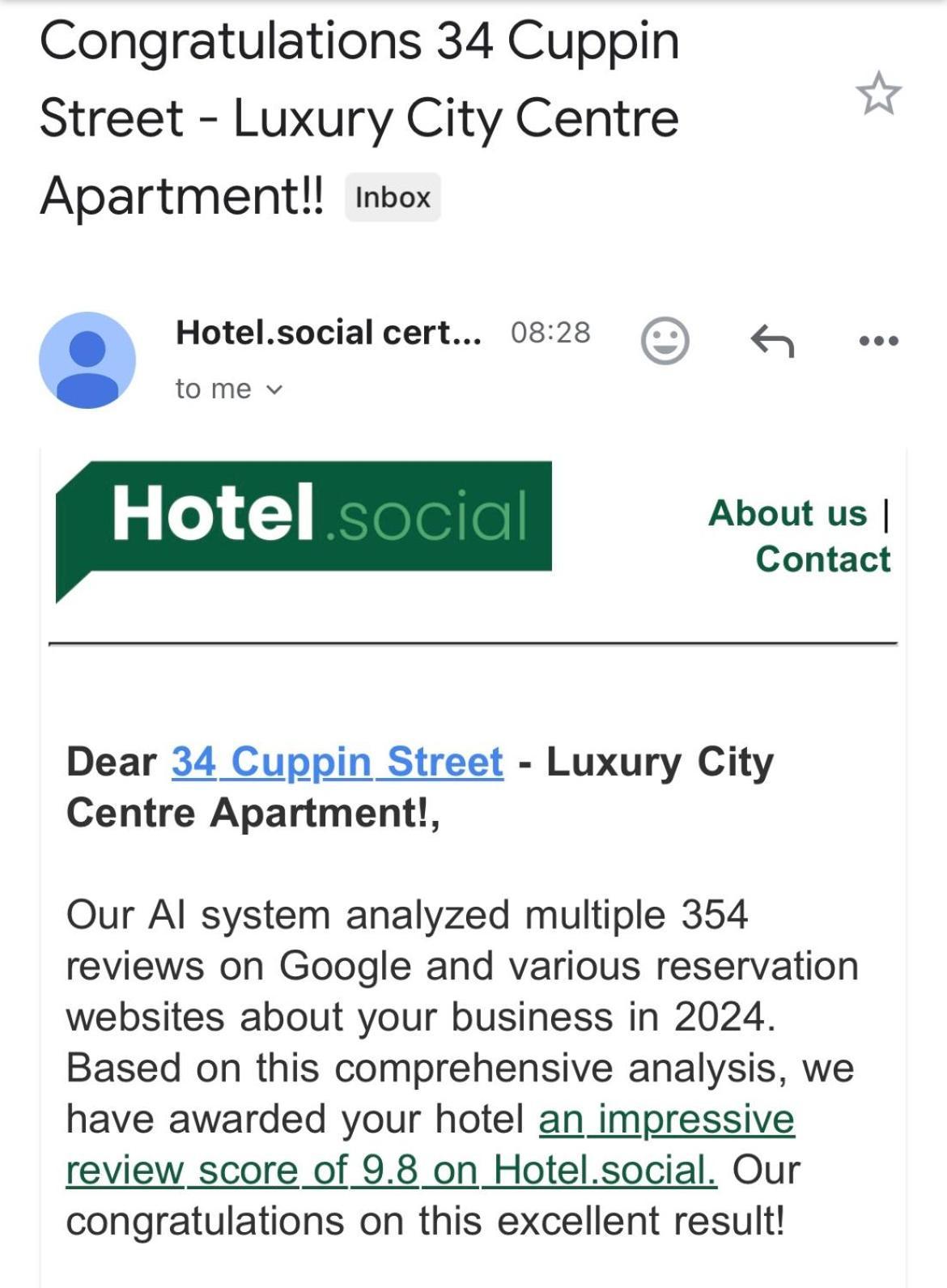 34 Cuppin Street - Luxury City Centre Apartment! Chester Eksteriør bilde